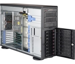 Platforma 4023S-TRT, H11DSi-NT, 745BTS-R1K28NDBP-SQ, T/4U, Dual EPYC, 2x10GbE, Redudant 1280W